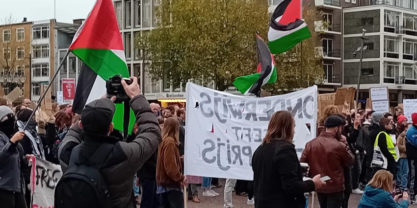 Studentendemonstratie Groningen