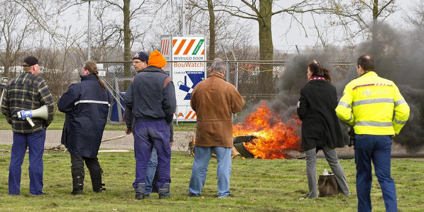 Foto van demonstratie NAM Wildervank | Stichting VIP | www.parkstadveendam.nl