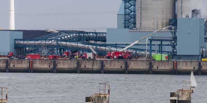 Grote brand in Eemshaven