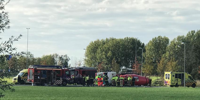 Ongeval met vrachtwagen