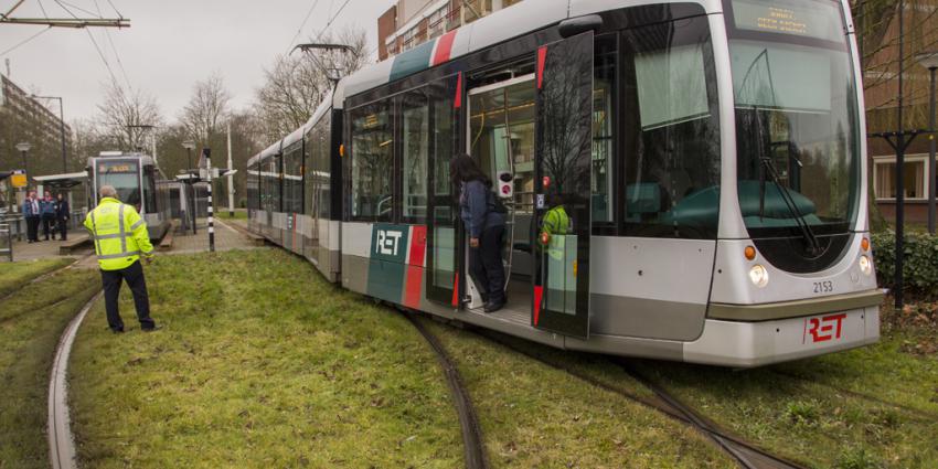 Foto van deel tram gaat verkeerde kant op | Flashphoto | www.flashphoto.nl