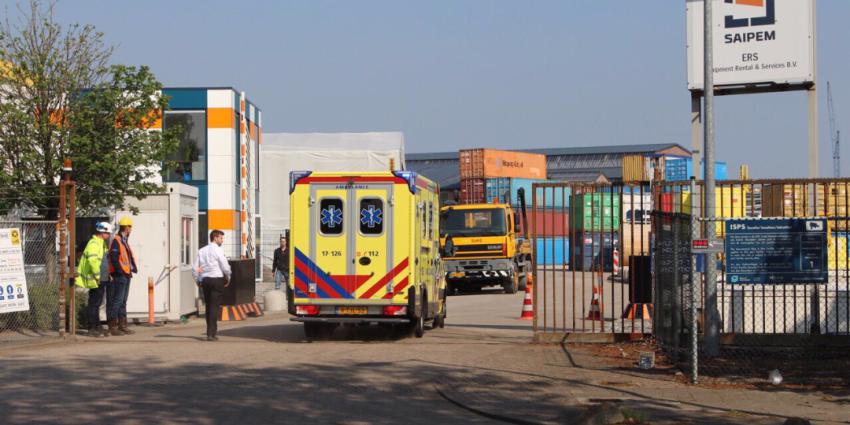 Zwaargewonde bij bedrijfsongeval in Schiedam