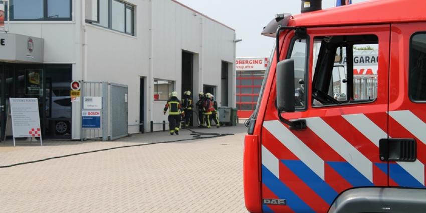 Foto van brand in garagebedrijf Farmsum | MV Blik op Nieuws