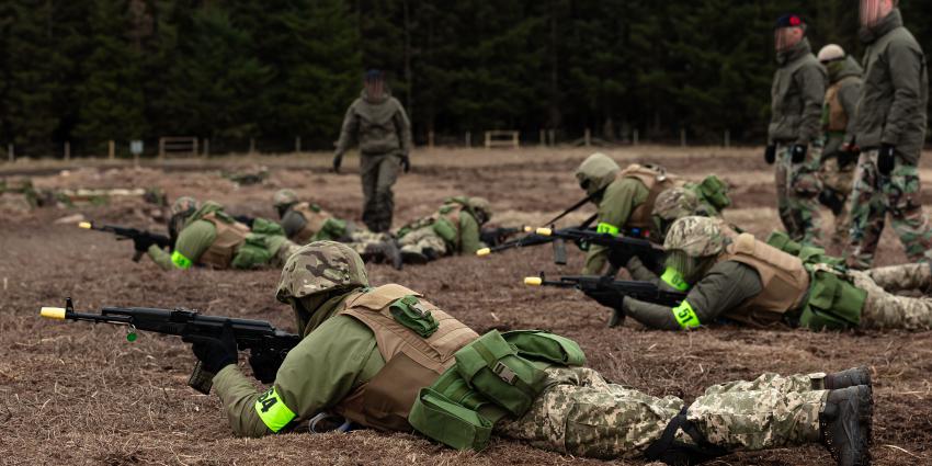 Mariniers trainen soldaten