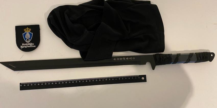 In beslag genomen mes