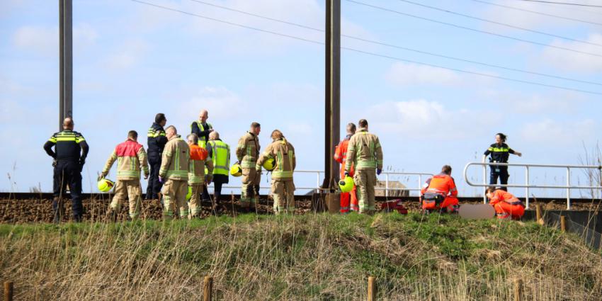 Treinverkeer stil na ongeval