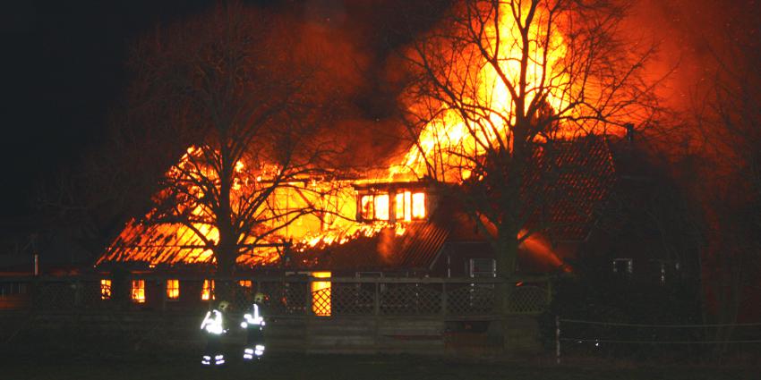 Foto van boerderij brand | Henk Brunink