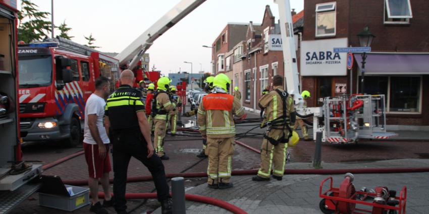 brand in Hoek van Holland