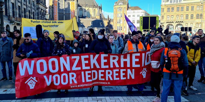 Demonstratie op de Dam