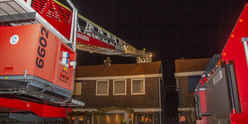 Schoorsteenbrand in Ridderkerk