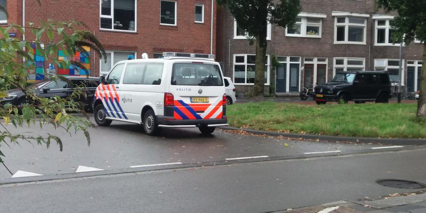 Politie ter plaatse op Prinsesseweg