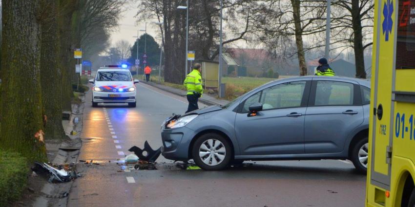 Gewonde bij aanrijding in Meeden