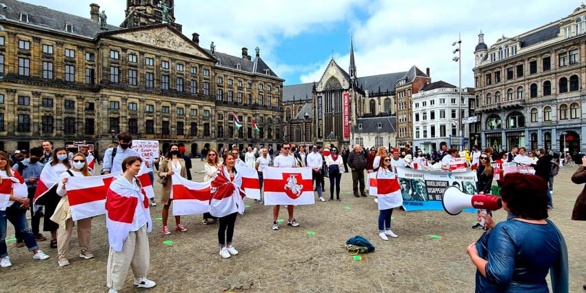 Demonstratie op de Dam