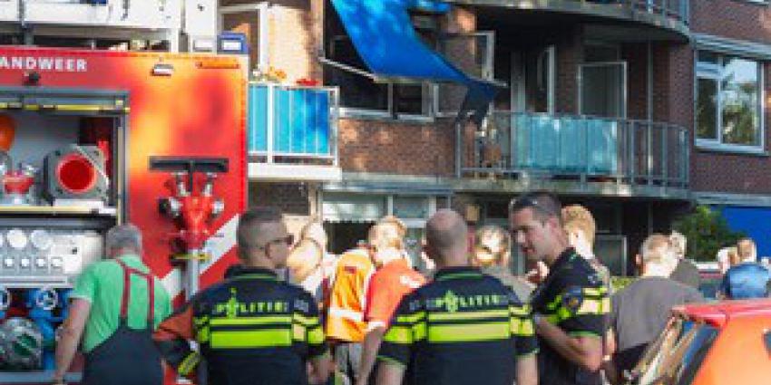 Grote woningbrand in Winschoten