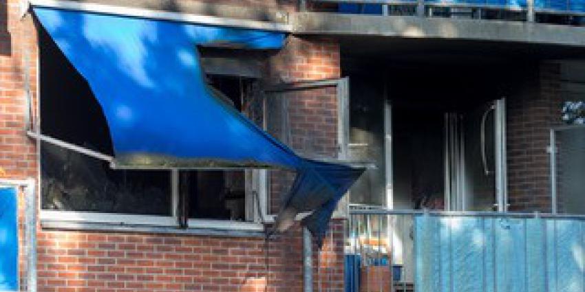 Grote woningbrand in Winschoten