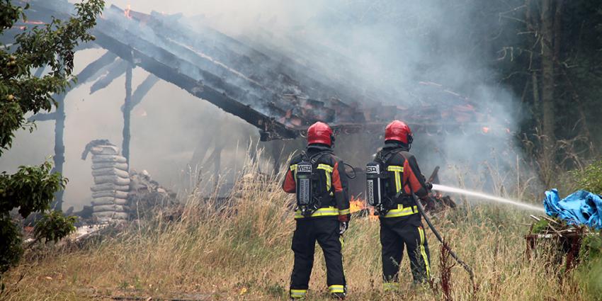 Vakantiewoning Termuntenzijl volledige afgebrand