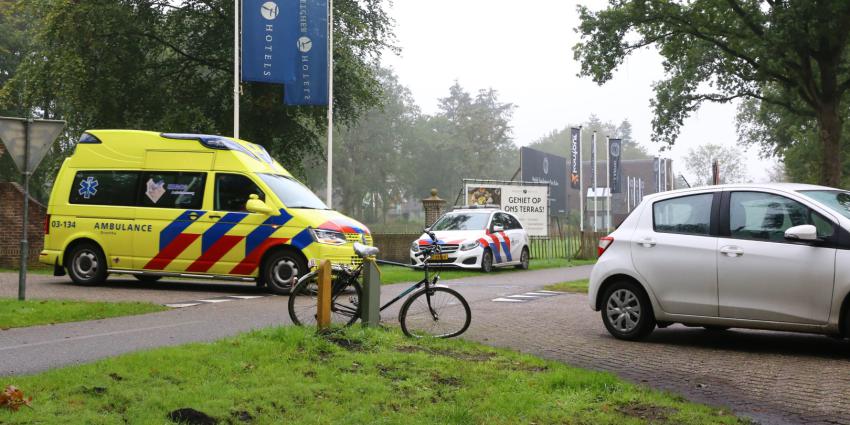 hulpdiensten aanwezig bij aanrijding