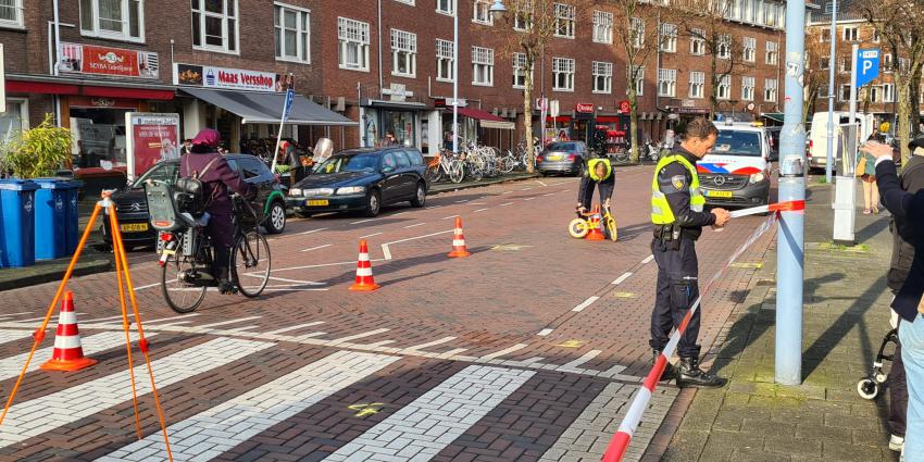 Politie doet onderzoek op Maasstraat
