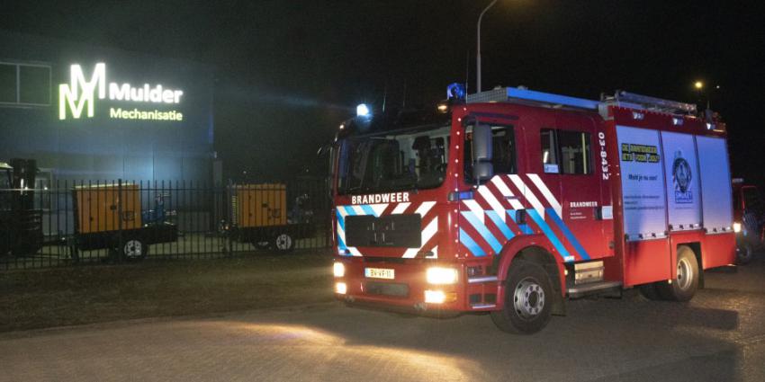 Brandweer ter plaatse