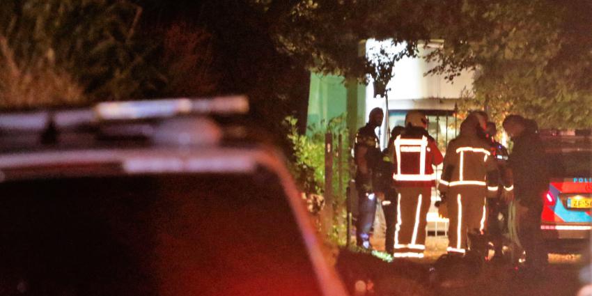 Politie en brandweer onderzoeken drugslab
