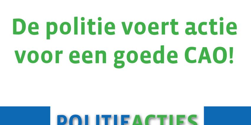 Zeven minuten durende sireneprotest voor betere politie-cao