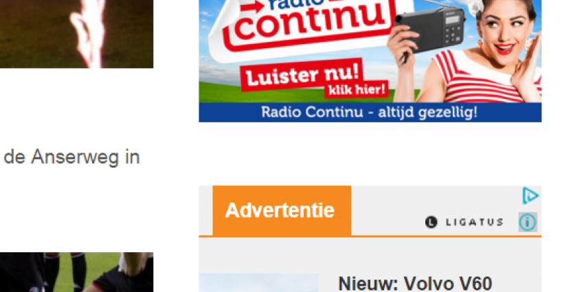 Mobiele en online advertenties in trek