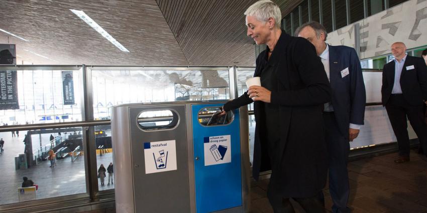 Proef met afvalscheiding op stations voor betere recycling