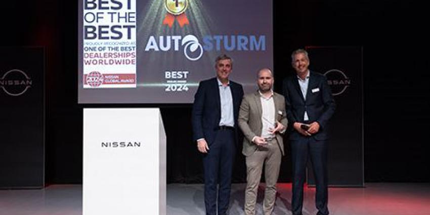 Nissan-dealer Auto Sturm wint Nissan Global Award 2024