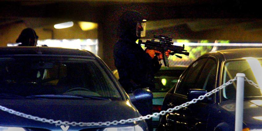 arrestatieteam-machinegeweer