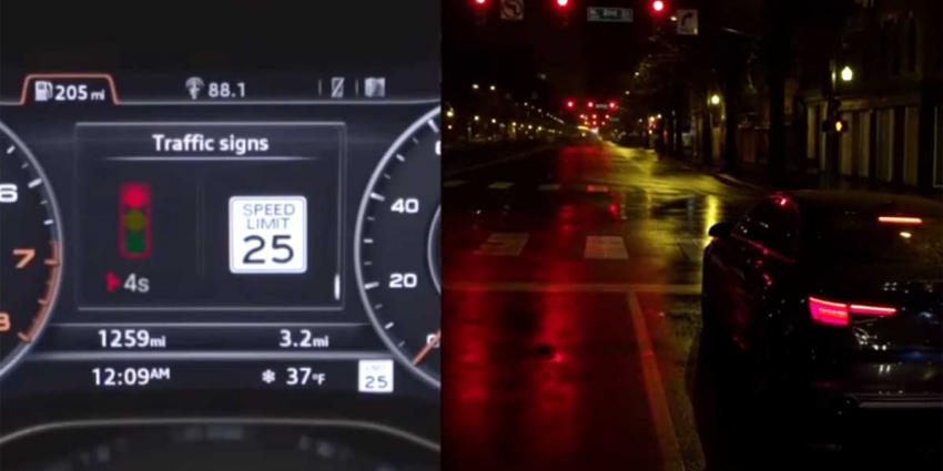 Nieuwe Audi &#039;weet&#039; wanneer verkeerslicht op groen springt