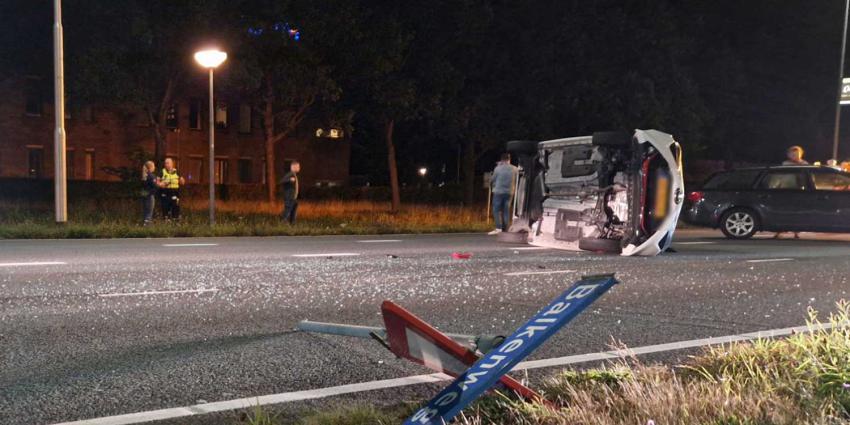 auto-gekanteld