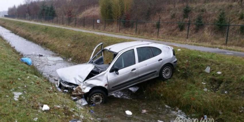 Politie pakt verdachte Audi A8 op na van de weg drukken auto Eindhoven