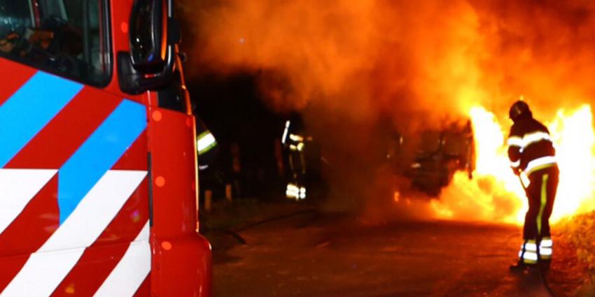 Dode in brandende auto aangetroffen in Lelystad