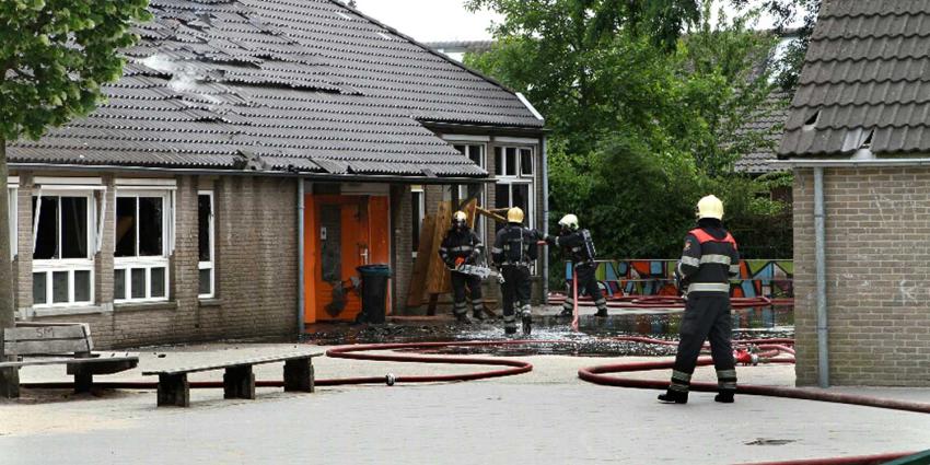 Brand basisschool Eindhoven richt veel schade aan 