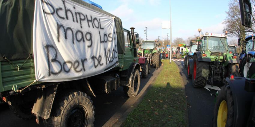 Boze boeren massaal richting Hilversum mediapark