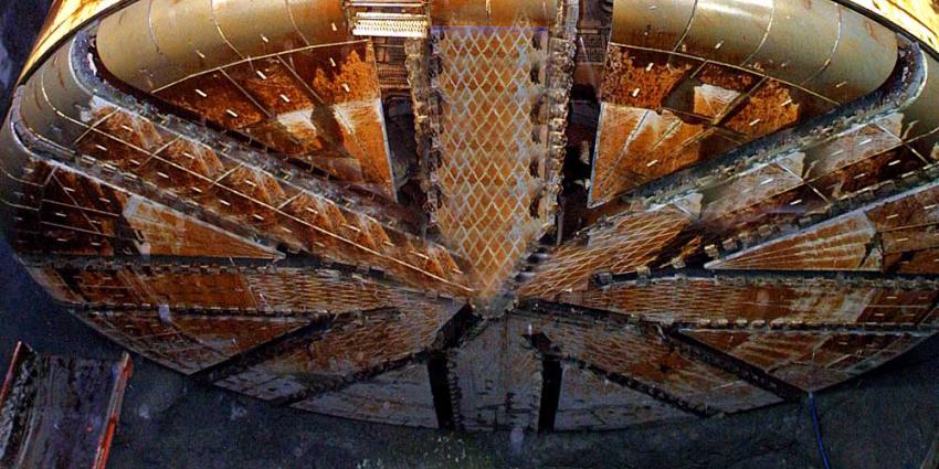 Foto van boorkop tunnel | Archief EHF