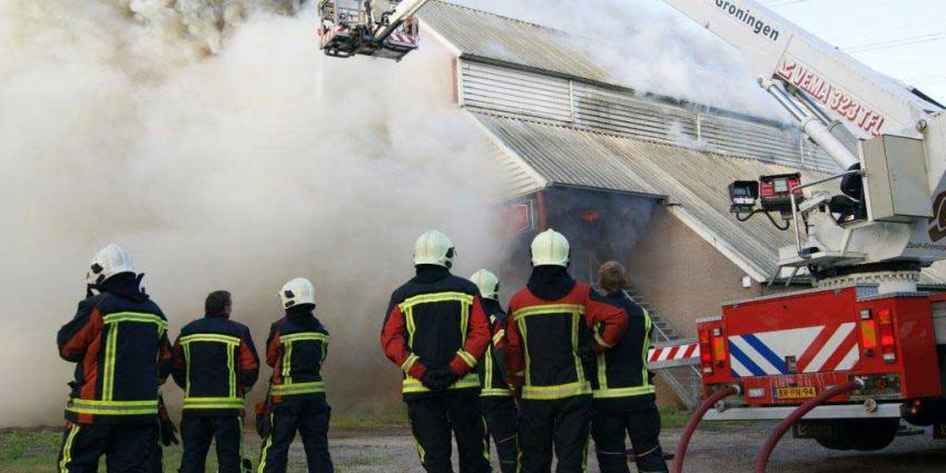 Foto van brand in discotheek Bermuda Assen | Dennie Gaasendam | www.denniegaasendam.nl
