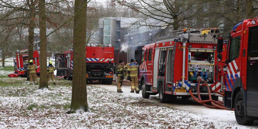 brandweer-appartement-blussen-sneeuw