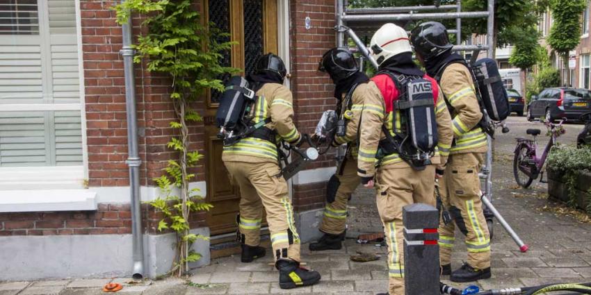 Brand op zolder woning Schiedam