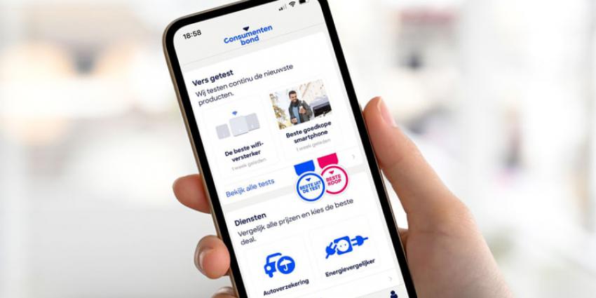 Nieuwe app consumentenbond