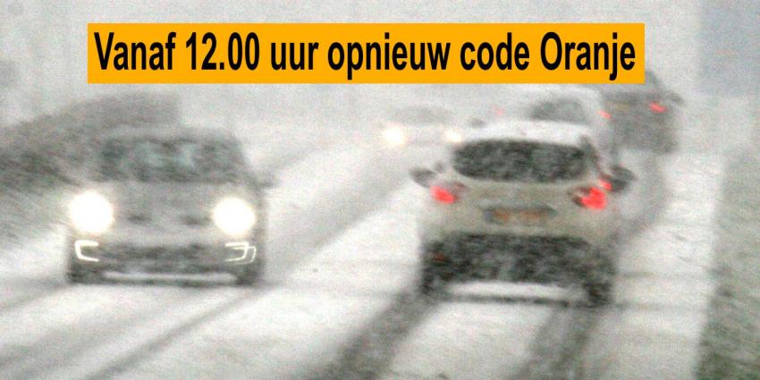 Vanaf 12.00 uur grote overlast door sneeuw verwacht