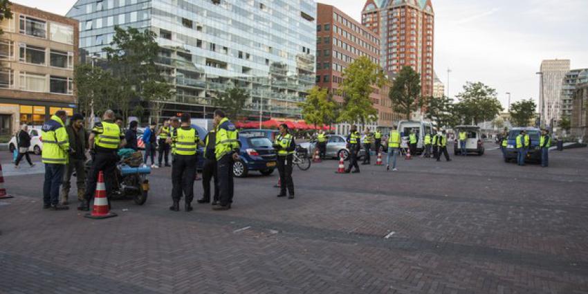 Achtervolging bij grote verkeerscontrole