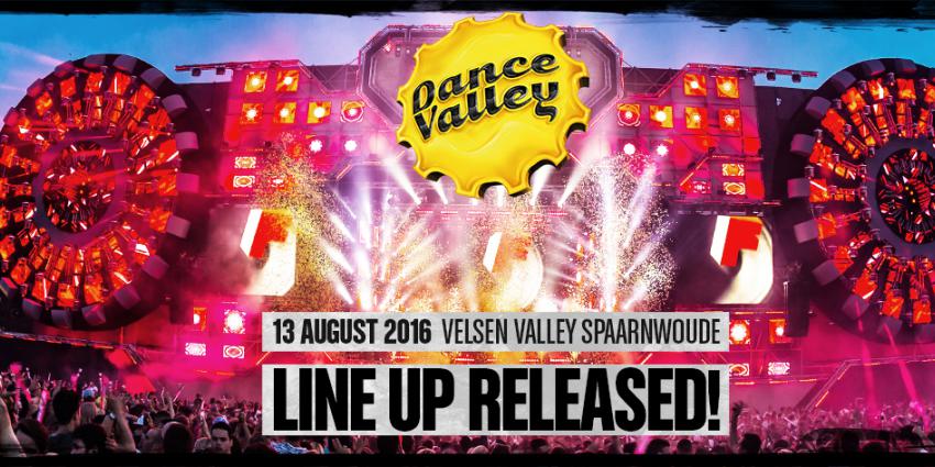 Dance Valley maakt line-up 2016 bekend
