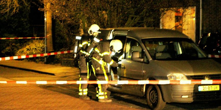 Man rijdt rond met chemisch (drugs)afval