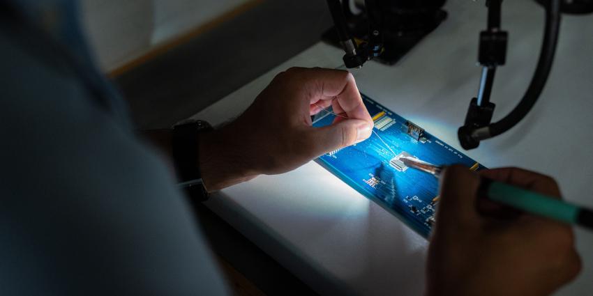 Solderen op printplaat