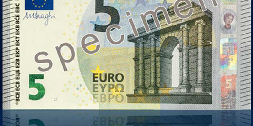 Foto van nieuw vijf euro biljet | DNB