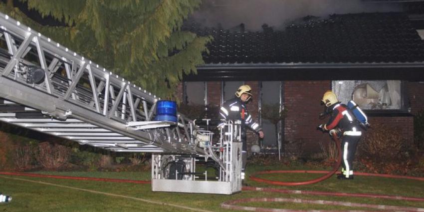 Uitslaande brand in seniorenwoning in Exloo 