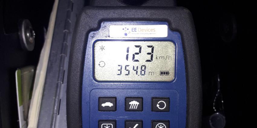 Met levensgevaarlijke snelheid door woonwijk