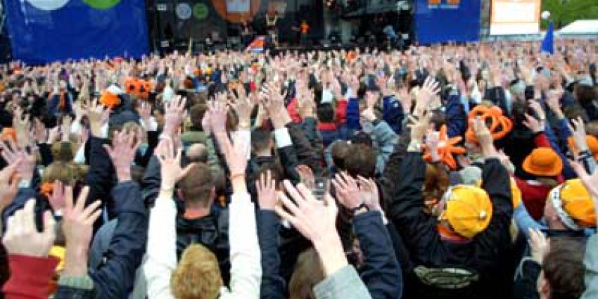 Foto van koninginnedag Amsterdam | Archief EHF