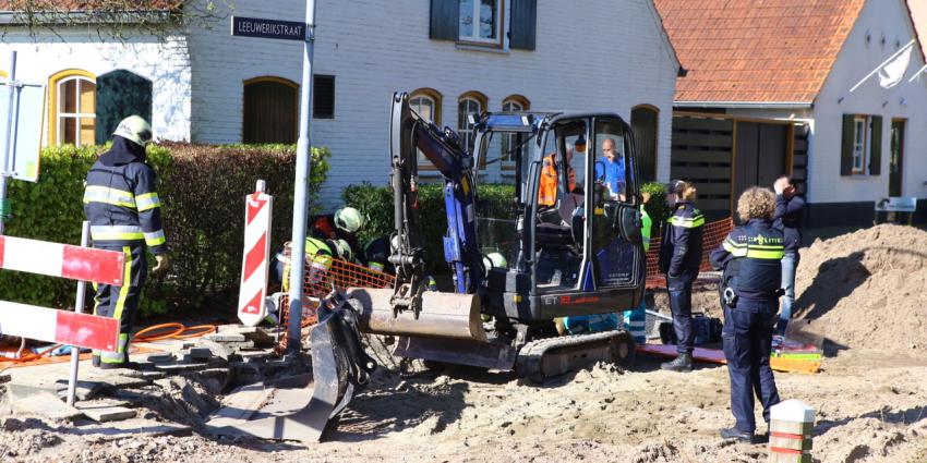 Vrouw gewond na val met haar fiets bij wegwerkzaamheden